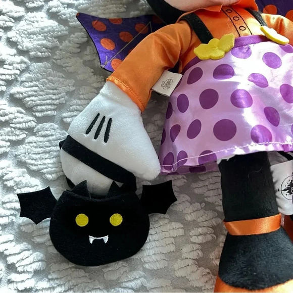 Disney Original Minnie Mouse Halloween Outfit Stuffed Animal Plush 15 inches - Picture 3 of 14